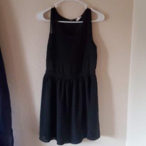 Love Riche womens black cocktail dress size M FLAW